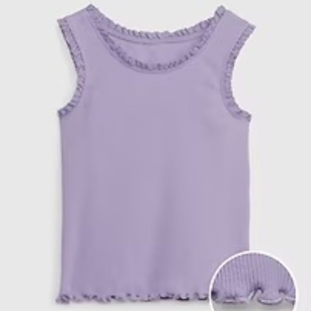 Baby Gap | NWT Toddler Rib Lace Tank Top Size 4